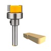 HUHAO Pattern Flush Trim Router Bit,Straight Router Bits 1/4 Shank