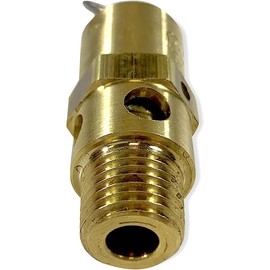 New Replacement Industrial Hard Seat Safety Pressure Relief Valve for Ingersoll Rand 72062185. Brass Construction, 1/4" NPT, Made In The USA (80 PSI / 74 SCFM)
