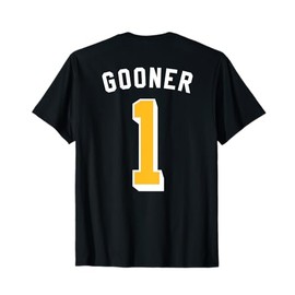 GOONER Jersey (Back) Funny Dank Meme 2025 Brainrot Gooning T-Shirt