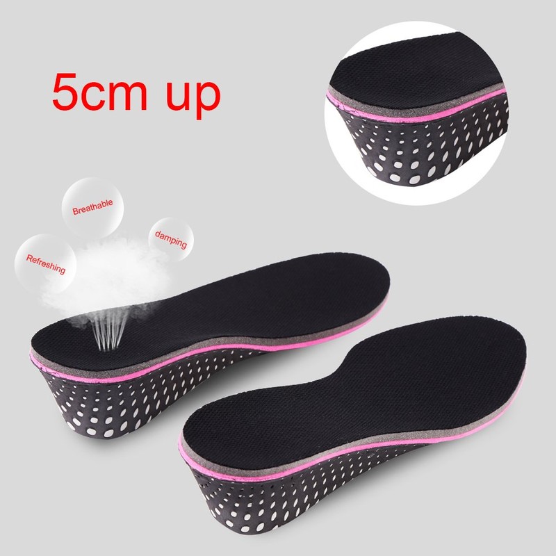 TMISHION Plantillas de Zapatos, Aumento de Altura Invisible Plantillas de