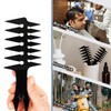 Texture Comb, Black Hair Styling Comb, 200mm x 90mm Large