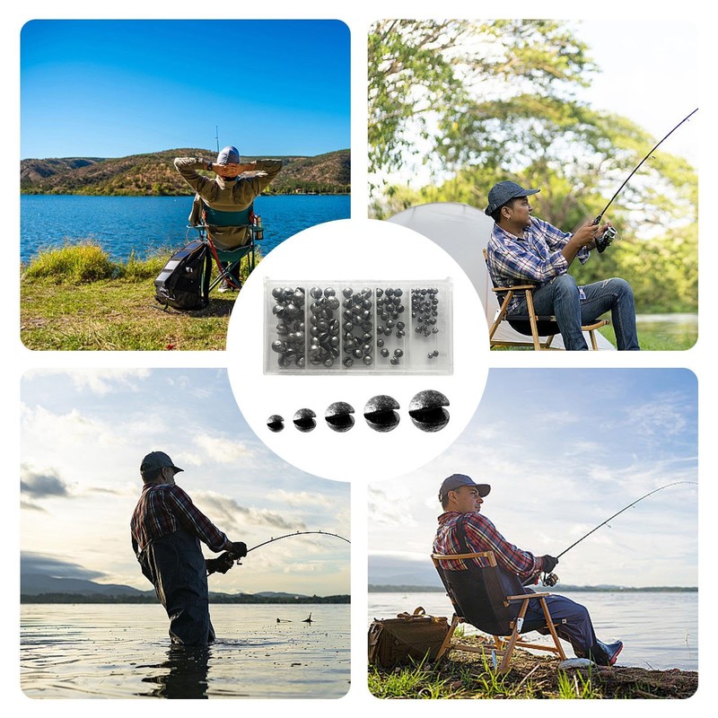Lead Weights Fishing,Adjustable Bass Casting Weights - Fishing Weights, 5