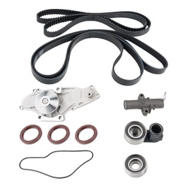 Zoncar Timing Belt Kits Automotive Replacement, Timing Belt Kit Hydraulic Tensioner Water Pump Compatible with TL 2004-2008 3.2L/3.5L RL 2005-2012 3.5L/3.7L