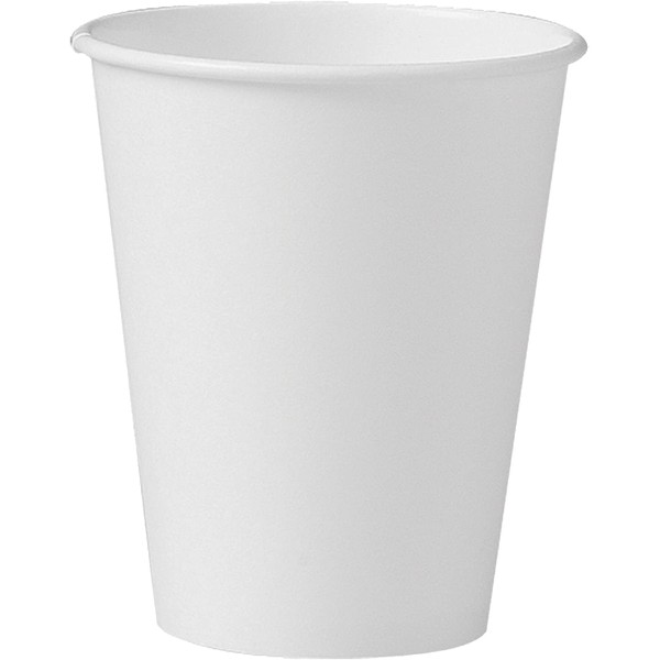 Solo 378W-2050 8 oz White SSP Paper Hot Cup (Case of 1000)