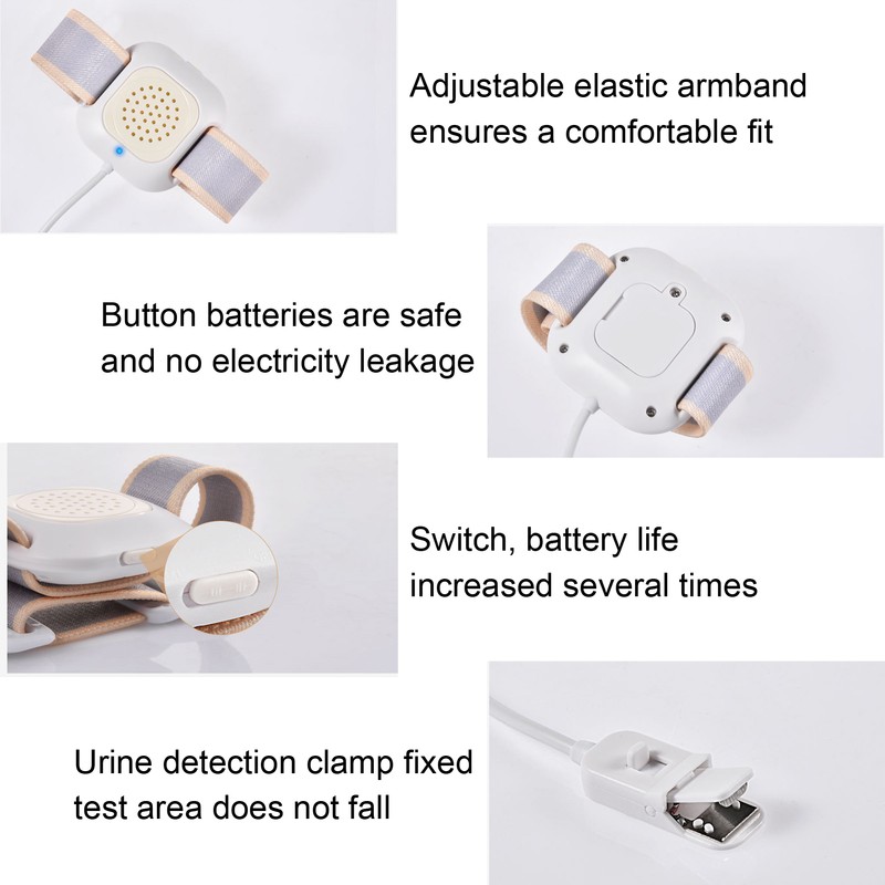 Electric Bedwetting Alarm High Sensitivity Bedwetting Sensor Alarm for Children