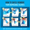 100 Pcs Nitrile Disposable Gloves - Soft Industrial Gloves, Nitrile