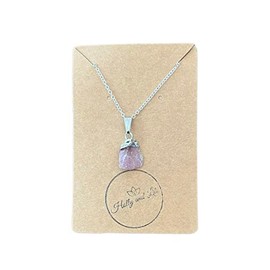 Ruby Dipped Crystal Necklace, Raw Crystal Necklace, Dipped Crystal, Gold Dipped, Silver Dipped, Healing Gemstones, Gemstones, Ruby (Silver Dipped Crystal)