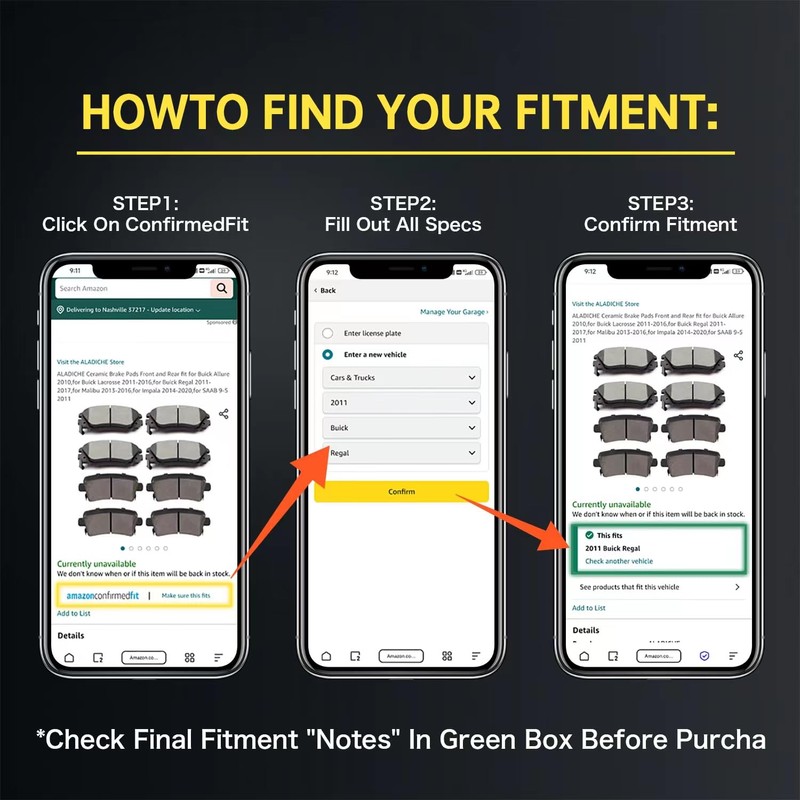 ALADICHE 6pcs Front Lower Control Arm with Ball Joint &