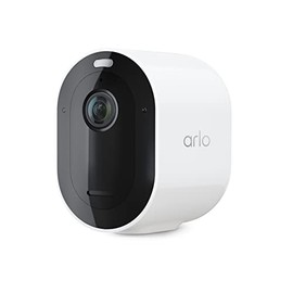 Arlo Pro 5S Spotlight Security Camera 2K HDR | Outdoor | Wire-Free with Spotlight | Dual-Band Wi-Fi Connects to The Strongest Network | 12X Zoom, 2-Way Audio, Color Night Vision, Live Stream White