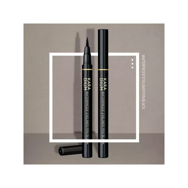 Sangpum Sangse Seolmyeong Chamjo [카라디움] 워터프루프 라이너 펜 블랙 0.8g