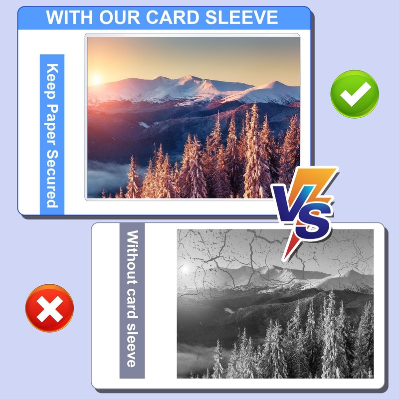 Sherr 5 Pcs 18 x 24 Inches Rigid Print Protectors