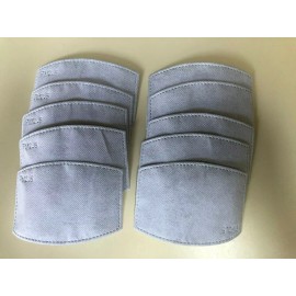 Unbranded 200  Activated Carbon Filter Face Cover Soft Replacement Breathing Insert