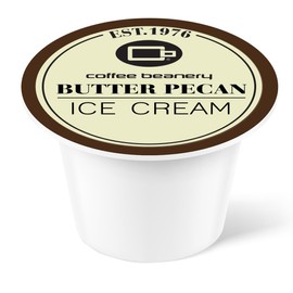 Butter Pecan Ice Cream Coffee Pods by Coffee Beanery | 48ct Bulk Flavored Coffee Pods Medium Roast Coffee Pods| 100% Specialty Arabica Coffee| Gourmet Coffee Pods