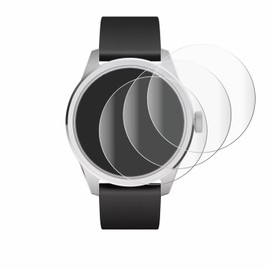 Savvies Pack of 4 Full Screen Protectors for Withings ScanWatch 2 (42 mm) Full Cover Screen Protector [3D Curved, Transparent, Anti-Fingerprint]