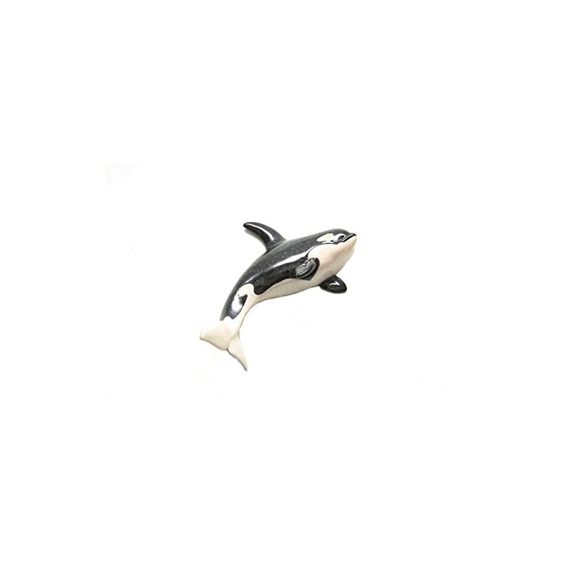 U Bargain Mall 7" Glazed Killer Whale Figurine YX2612