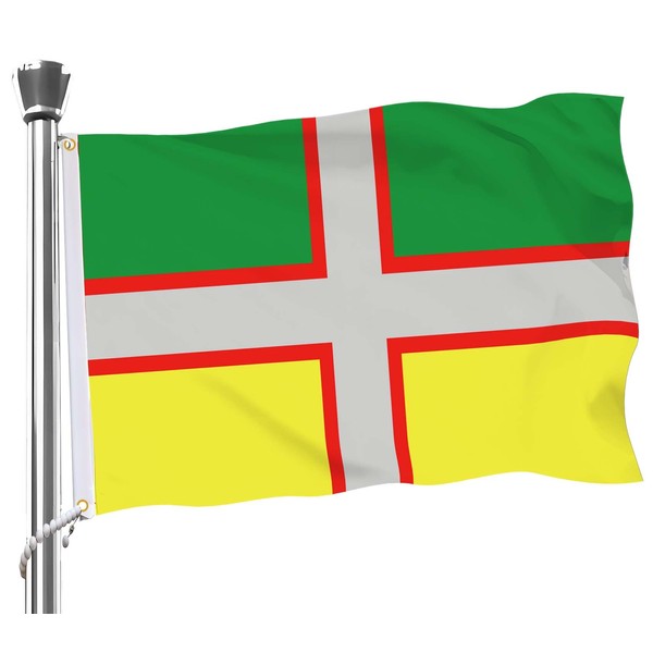 Saguenay City Flag,3x5 FT Canadian Quebec Ville de Saguenay Flag,36x60