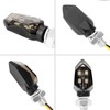 Suevut Set of 4 LED Motorcycle Indicators, E-Approved 12 V