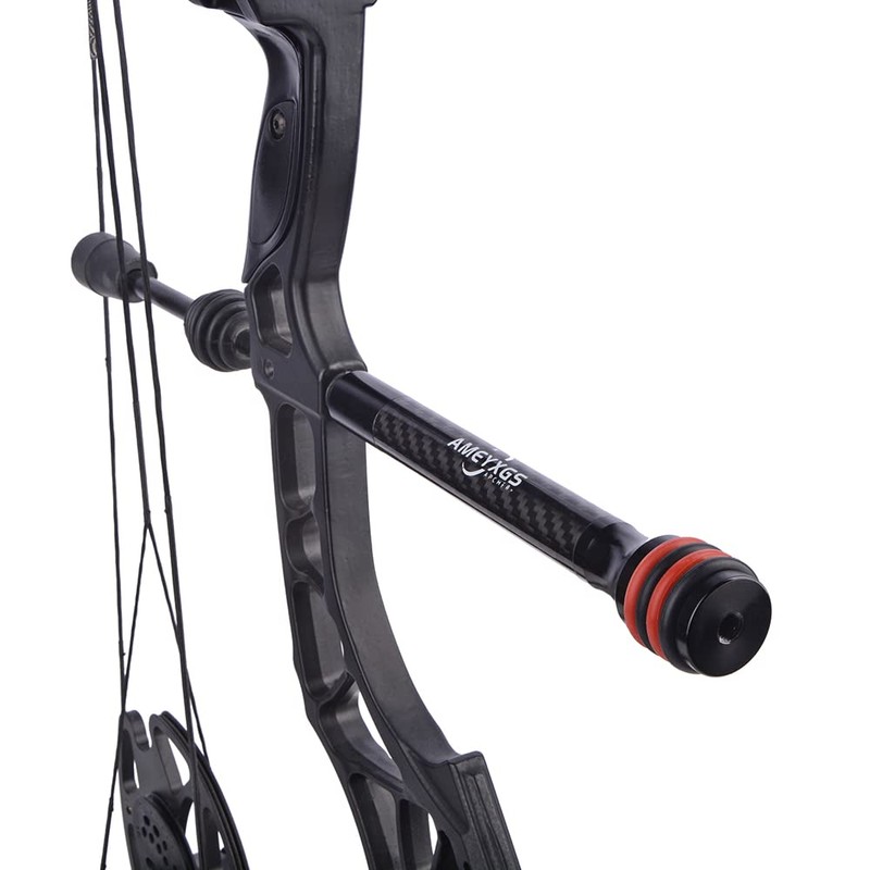 6/8/10/12 Inch Archery Bow Stabilizer Carbon Fiber Balance Bar Rod