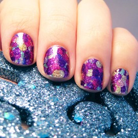 INCOCO Manicure Just Stick Incoco Confetti Easy Pedicure Nail Seal Hand Foot Popular Nail Self Nail Sticker Nail Design Time-saving Nail Stick Nail