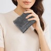 Contacts Soft Leather Wallet for Women and Men Small Bifold