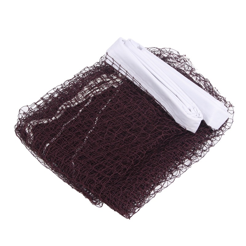 Badminton Net Only Portable Replacement Single Side Stitching Backyard Polyester