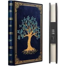 ZXHQ Luxury Diary with Lock, 180° Flat Design, A5 Notebook for Adults, Men, Women, Girls, 220 Pages 120gsm Paper, Size A5 (15.9 × 21.5 cm), Blue