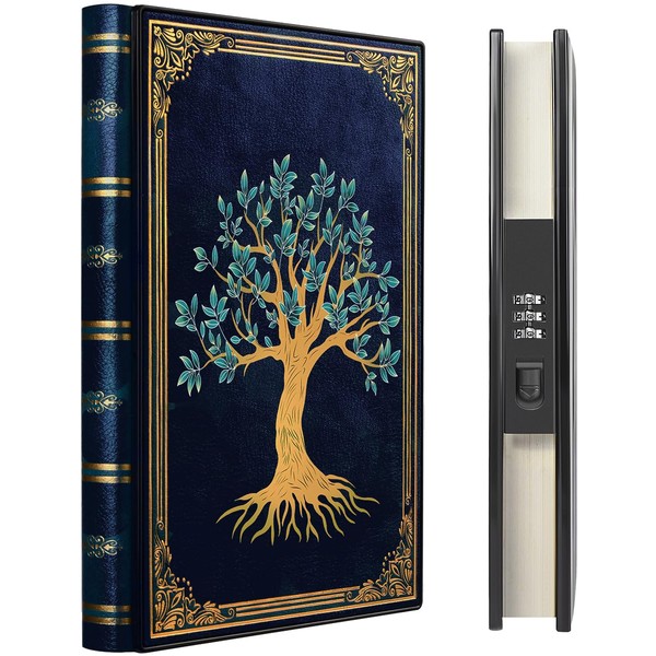 ZXHQ Luxury Diary with Lock, 180° Flat Design, A5 Notebook