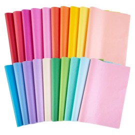Koogel 330 Sheets Tissue Paper, 14x10 Inch Multicolor Wrapping Tissue Paper for Gift Bags Holiday Birthday DIY Crafts Project 20 Colors