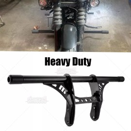 SI For XL SPORTSTER 883 IRON XL883N XL1200NS Highway Footpeg Engine Guard Crash Bar