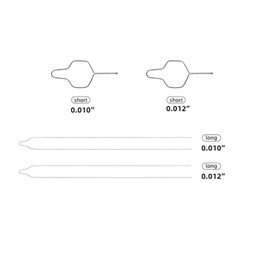 LA MIERE 100 Pcs 0.010 Orthodontic Stainless Steel Preformed Ligature Wire SS Ligature Ties Wire Short