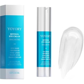 Retinol Under Eye Cream - Anti Aging Eye Cream for Dark Circles and Puffiness, Eye Bags, Wrinkles Fine Lines Skin Care Treatment Hydrates Moisturizes (20ml)