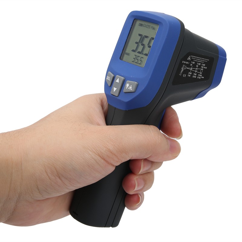 Infrared Thermometer NonContact Laser Professional IR Gun Industry Temperature Meter