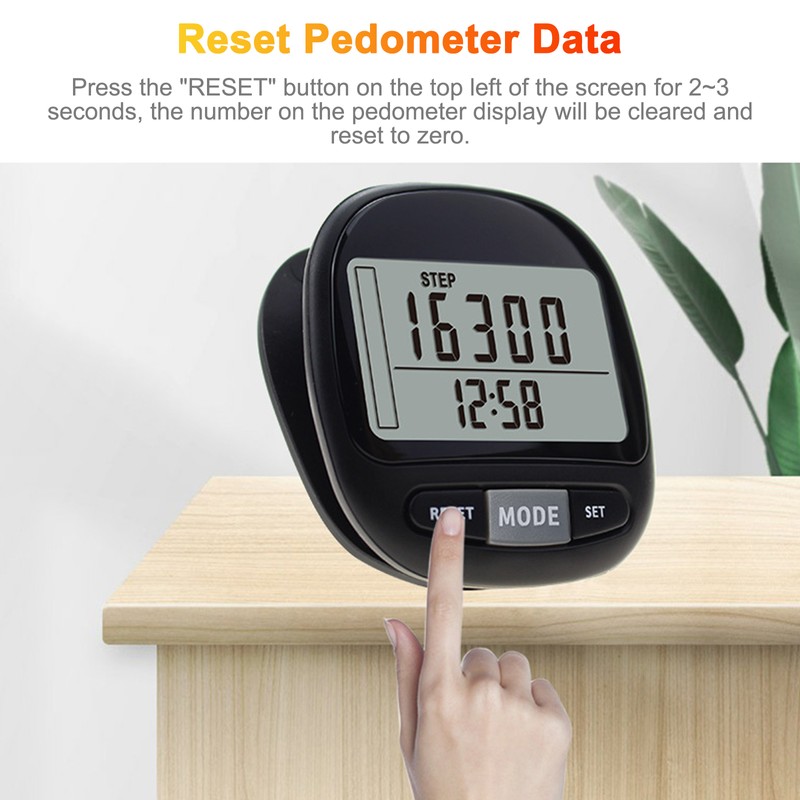 Pedometer Calories Distance Miles Goal Steps