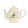 The English TABLEWARE White Ceramic Square Tea Bag Coaster