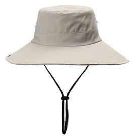 Kids-Boys-Summer-Sun-Hat Outdoor-UV-Protection-Mesh-Fishing-Hat Quick-Drying Wide Brim Beach Hats (5-9Years)