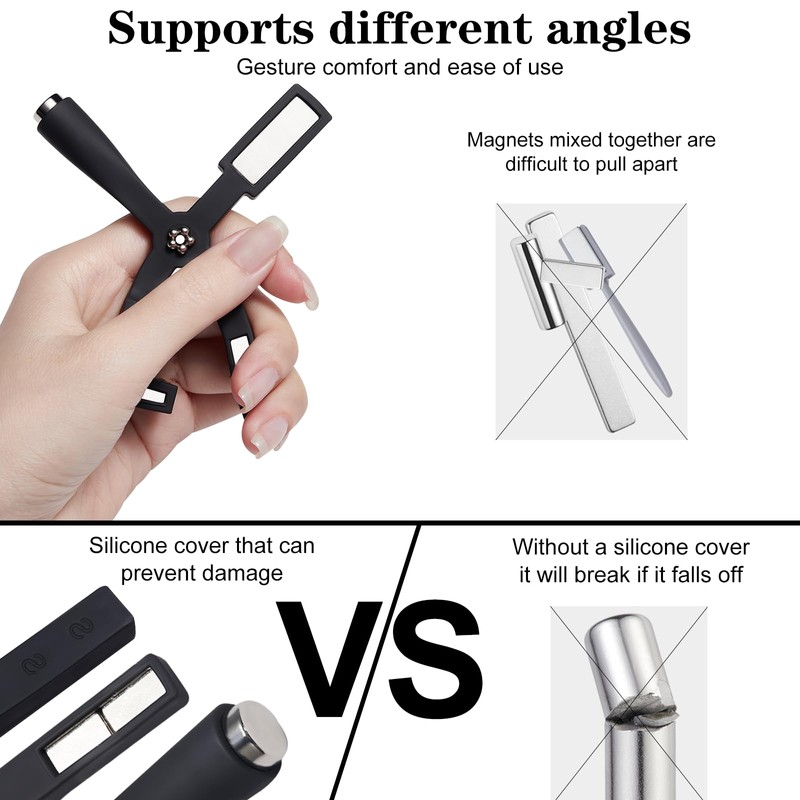 Vnjaoi 5 in 1 Nail Magnet Tool, Upgraded Nail Magnet