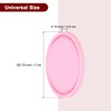 sourcing map Car Cup Coasters Universal PVC Car Cup Mats