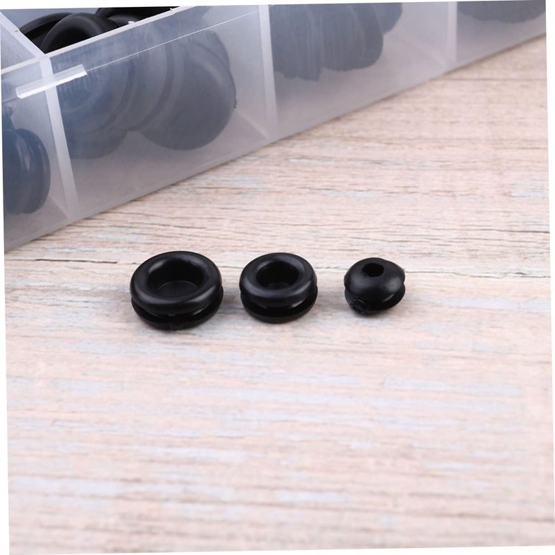 iplusmile 125pcs Rubber Seal Gasket Kit with Box Heat-Resistant Elastic