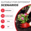 Mustbau 3 Pairs Safety Work Gloves, Gardening Gloves, Breathable Seamless