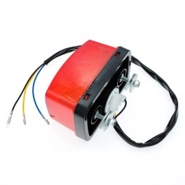 R&C Taillight Brake Light Assembly w/ Bulb For Yamaha Grizzly 700 YFM700 2007-2015