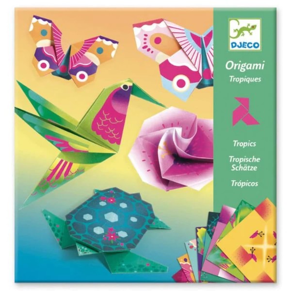 DJECO DJ08754 Origami Papyroflexia Tropics (min. 2 u.) Dolls & Figures