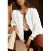 PRETTYGARDEN Long Sleeve Crewneck Button Down Womens Sweaters Fall Open