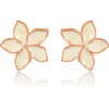 Sterling Silver Flower Minimalist Stud Earring (Jasmine)