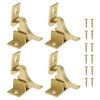 eMagTech 4Pcs Pure Brass Bird Latches with Screws Window Elbow