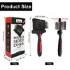 Dual Flexible Slicker Brush for Dogs&Cats Double-Sided Dog Brush