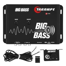 Taramps Big Bass DSP, 22,9 x 7,6 x 22,9 centimeters, Procesador de Graves Profundos para Sistemas de Audio de Coche, Amplificador de Impacto de Subwoofer con Frecuencia Ajustable y Controles de
