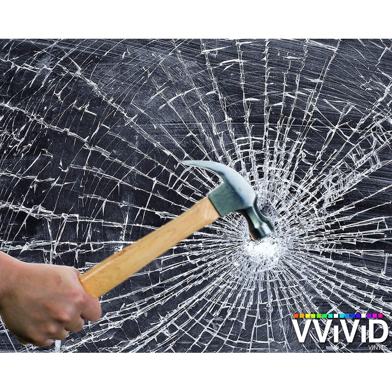 VViViD Clear Protective 8mil Shatterproof Security Window Vinyl Film Roll