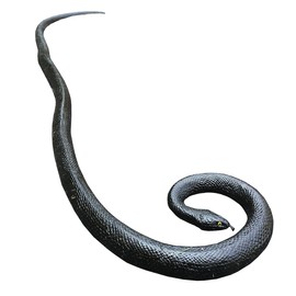 53" Rubber Snake Realistic Fake Snakes Prank Toy to Keep Birds Away Scare