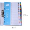 JALVPI 2 x 31-Piece A4 Index Dividers for Folders, Plastic,