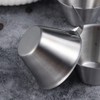 1 Pack 90ml Stainless Steel Espresso Measuring Cup with Handle